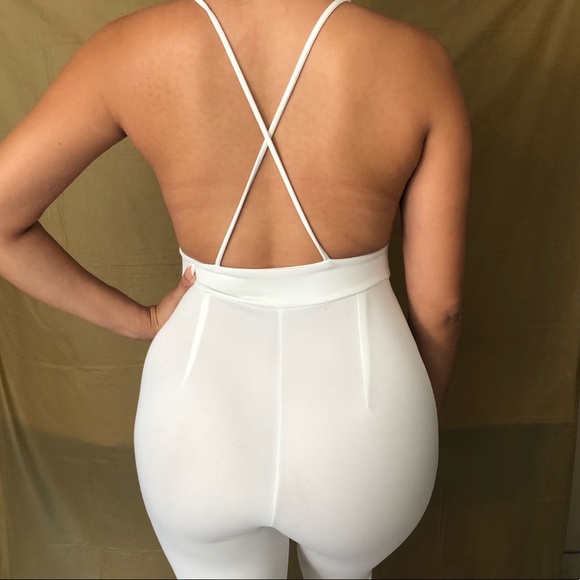 White bodysuit pants - Picture 2 of 2